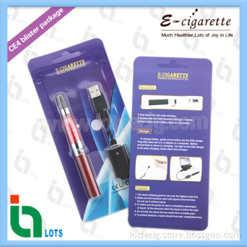 EGO CE4 Kit, Electronic Cigarette Dekange Liquid, Visible Clear Atomizer E Cig